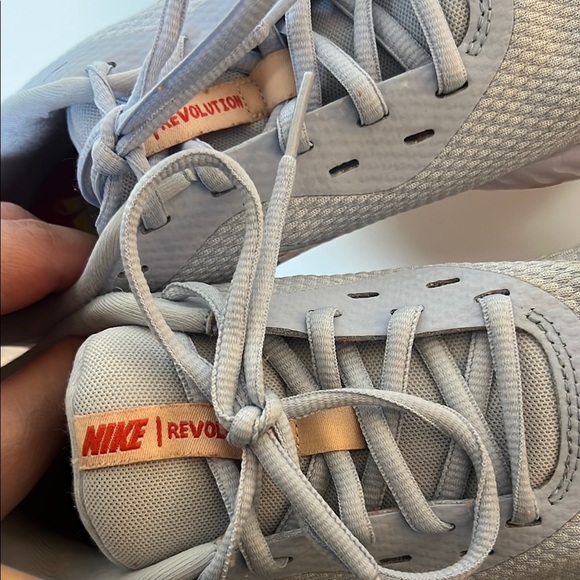 Nike Revolution Sky Blue Polka Dotted Athletic Shoes, Women’s 9 - Picture 9 of 9